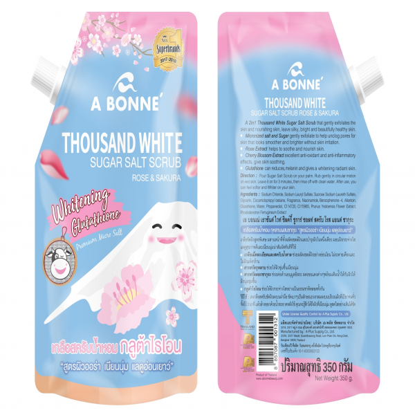 a-bonne-thousand-white-silky-sugar-salt-scrub-rose-sakura-350gm
