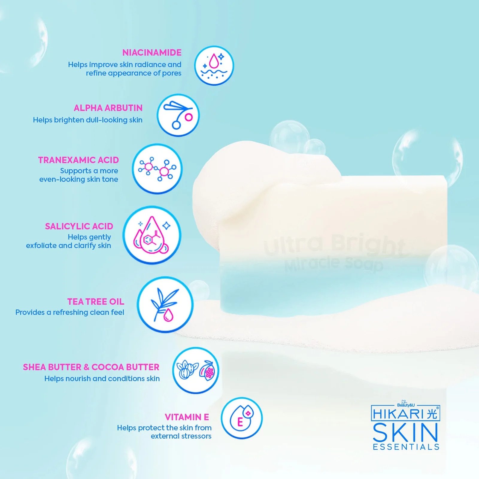 Bye acne, Hi Glow Ultra Bright Miracle Soap - Image 4