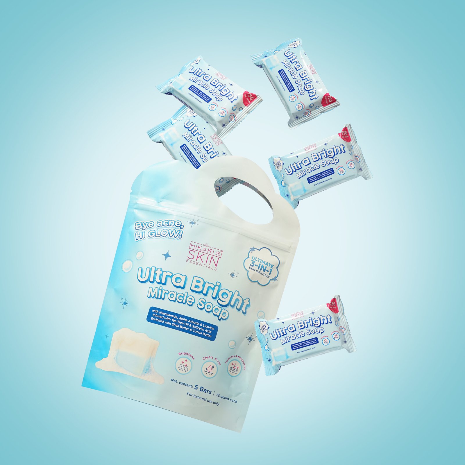 Bye acne, Hi Glow Ultra Bright Miracle Soap - Image 2