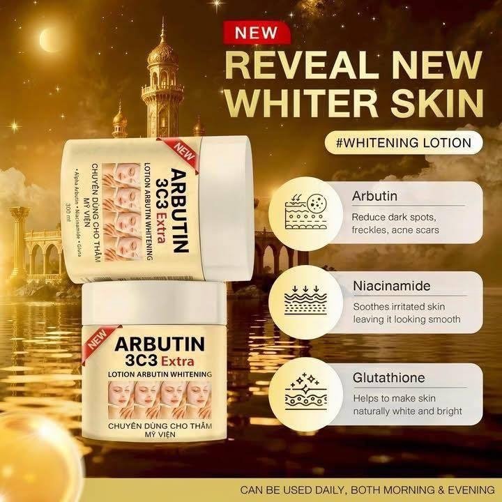 NEW ARBUTIN 3C3 Extra LOTION ARBUTIN WHITENING - Image 4