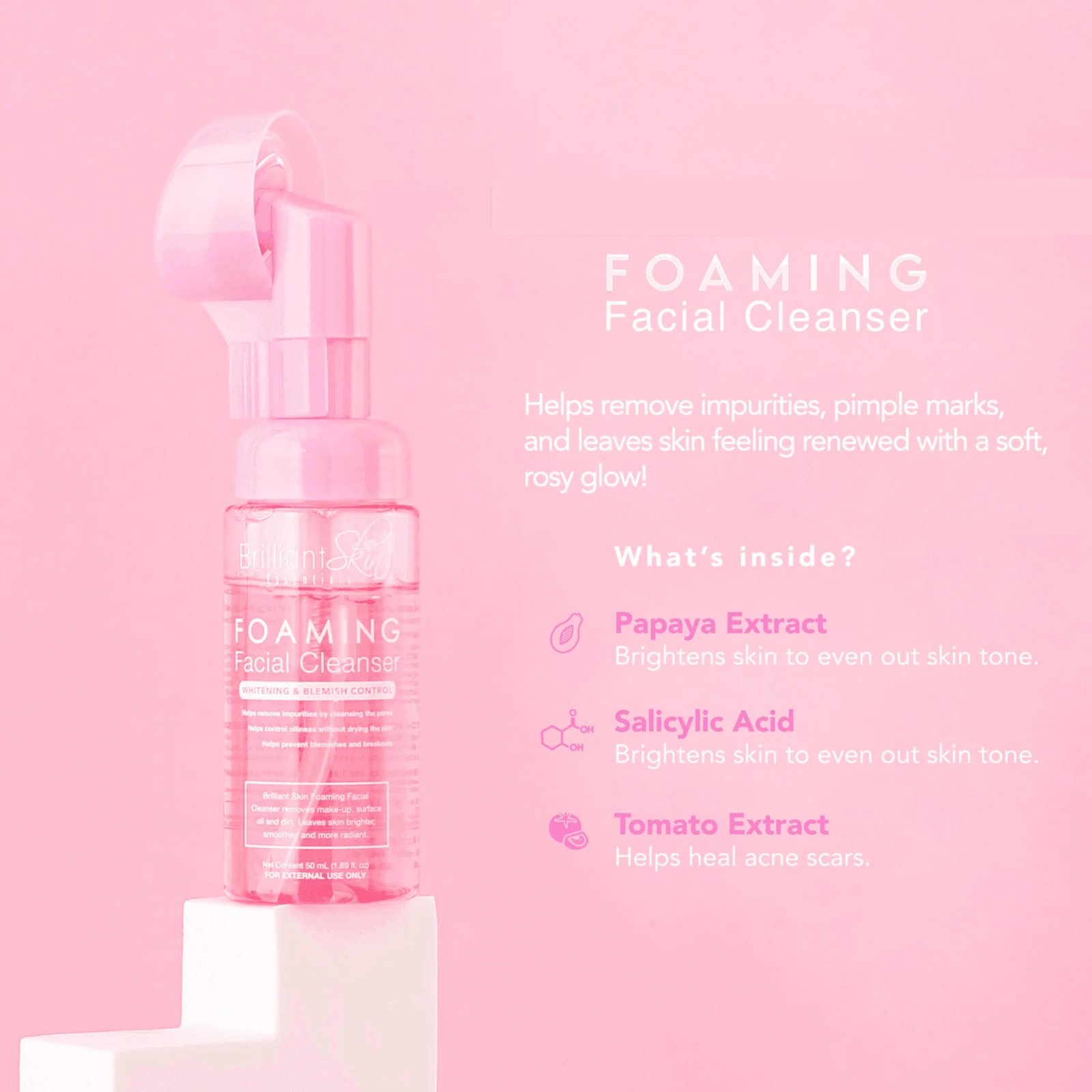 Brilliant Skin FOAMING FACIAL CLEANSER - Image 4