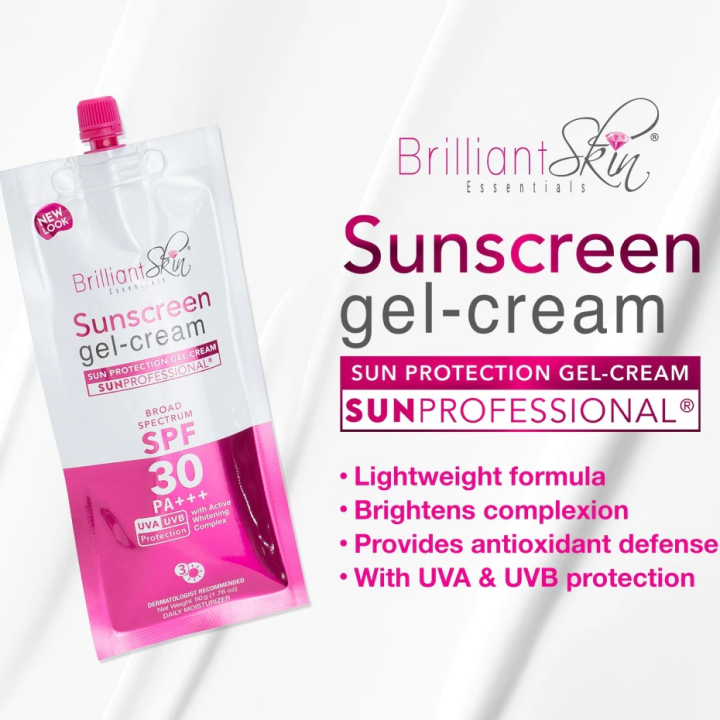 NEW LOOK Brilliant Skin Sunscreen gel cream SPF 30 - Image 2