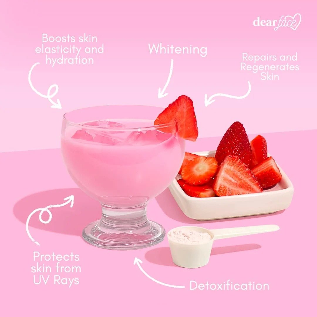 deaR FACE Beauty Milk Premium Japanese Strawberries - Image 3