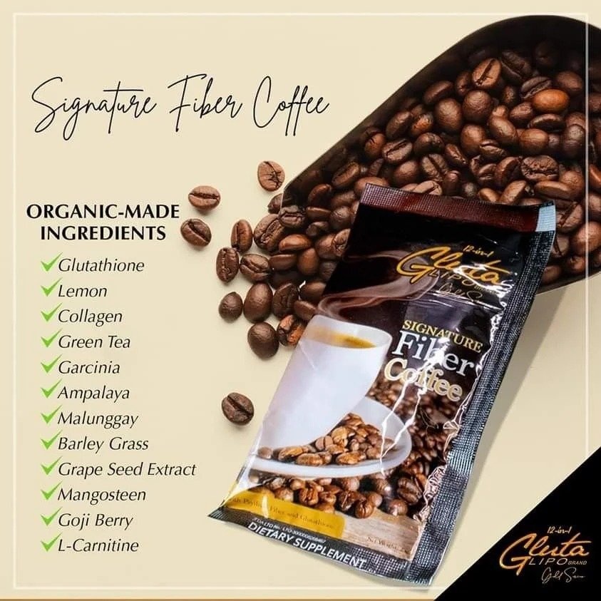GLUTA LIPO SIGNATURE FIBER COFFEE - Image 3