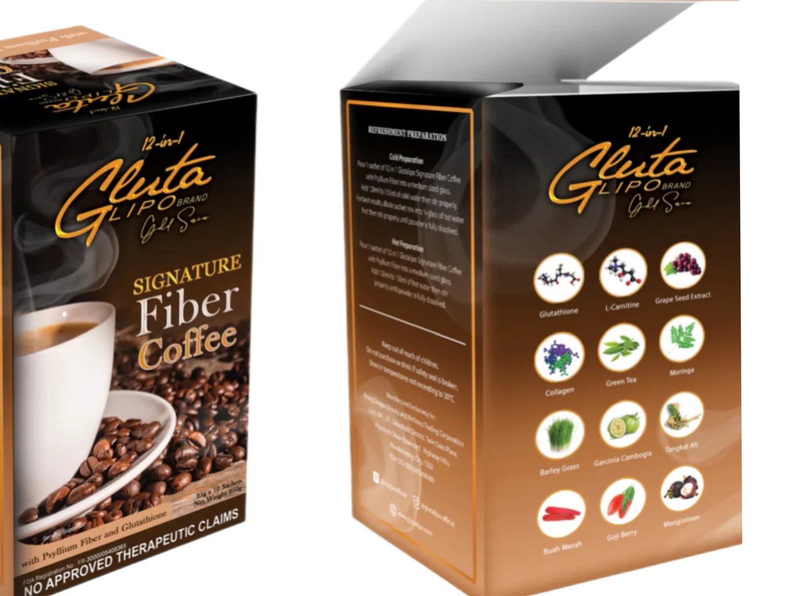 GLUTA LIPO SIGNATURE FIBER COFFEE - Image 4