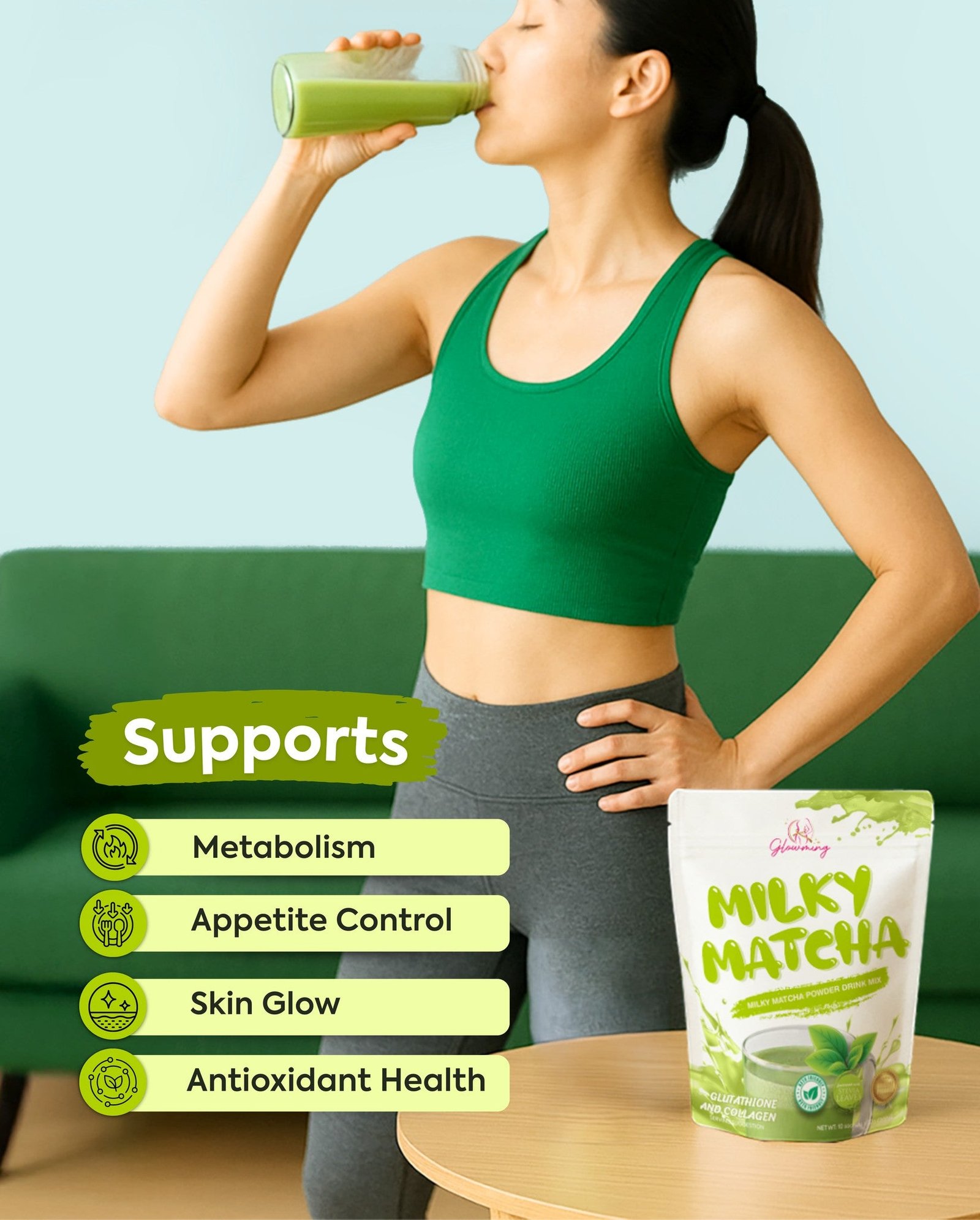 Glowming Milky Matcha - Image 4