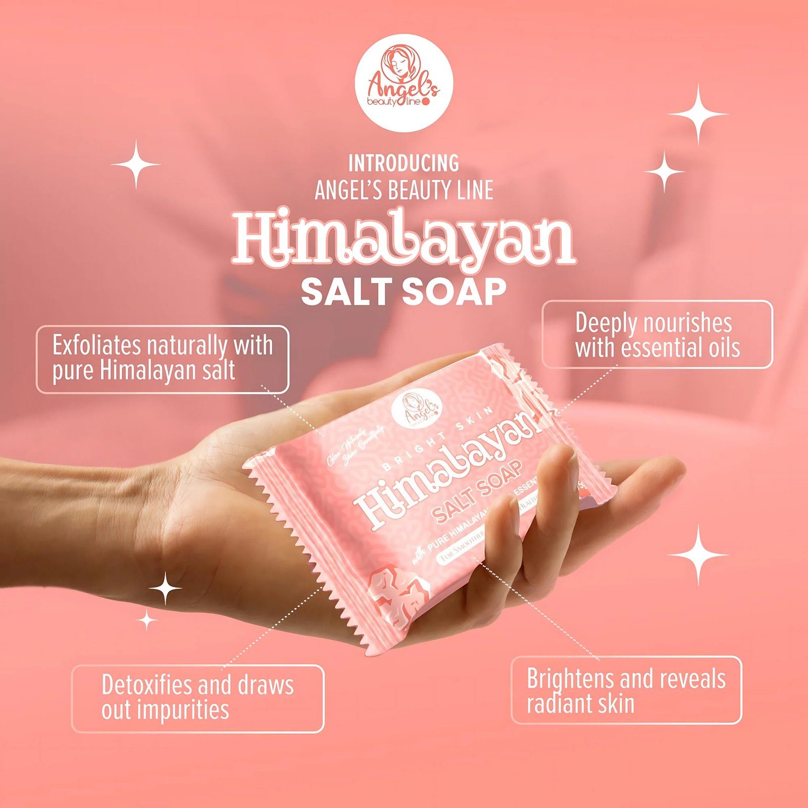HIMALAAYAN SALT SOAP 5 PIECES 75 GRAMS SOAP - Image 2