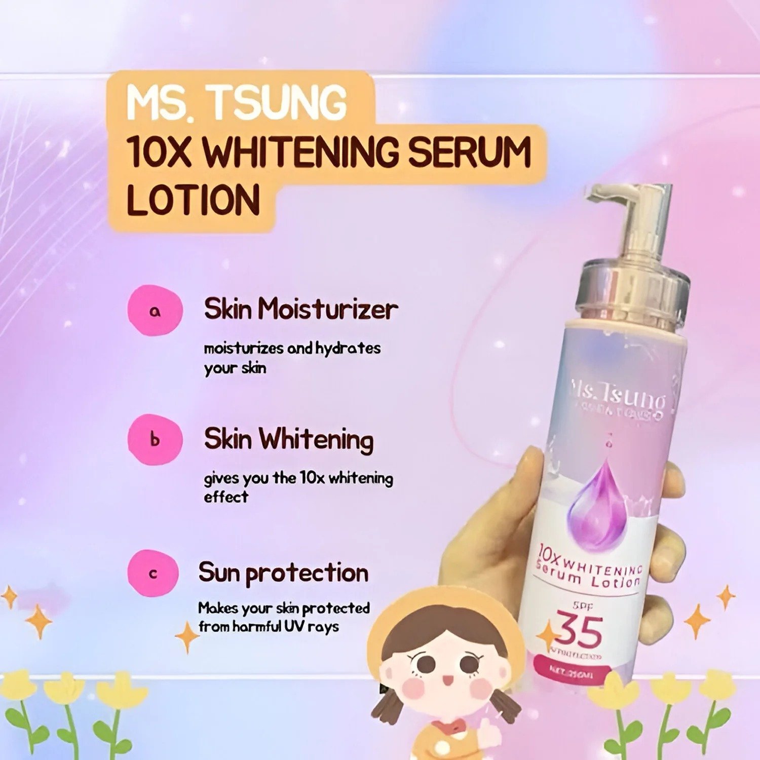 MS TSUNG 10xWHITENING SERUM LOTION SPF 30 - Image 2