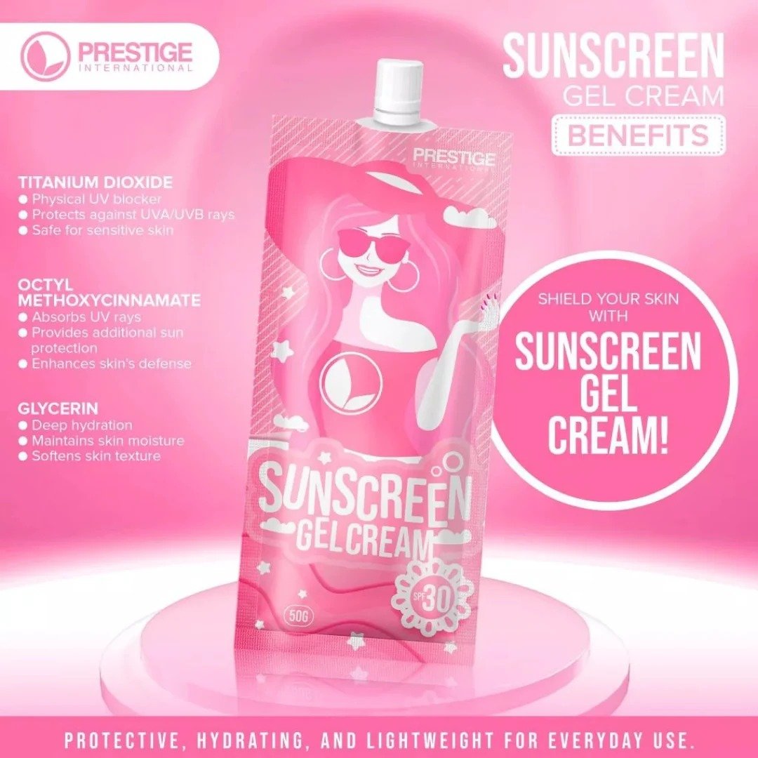 PRESTIGE INTERNATINAL SUNSCREEN GEL CREAM SPF 30 - Image 2