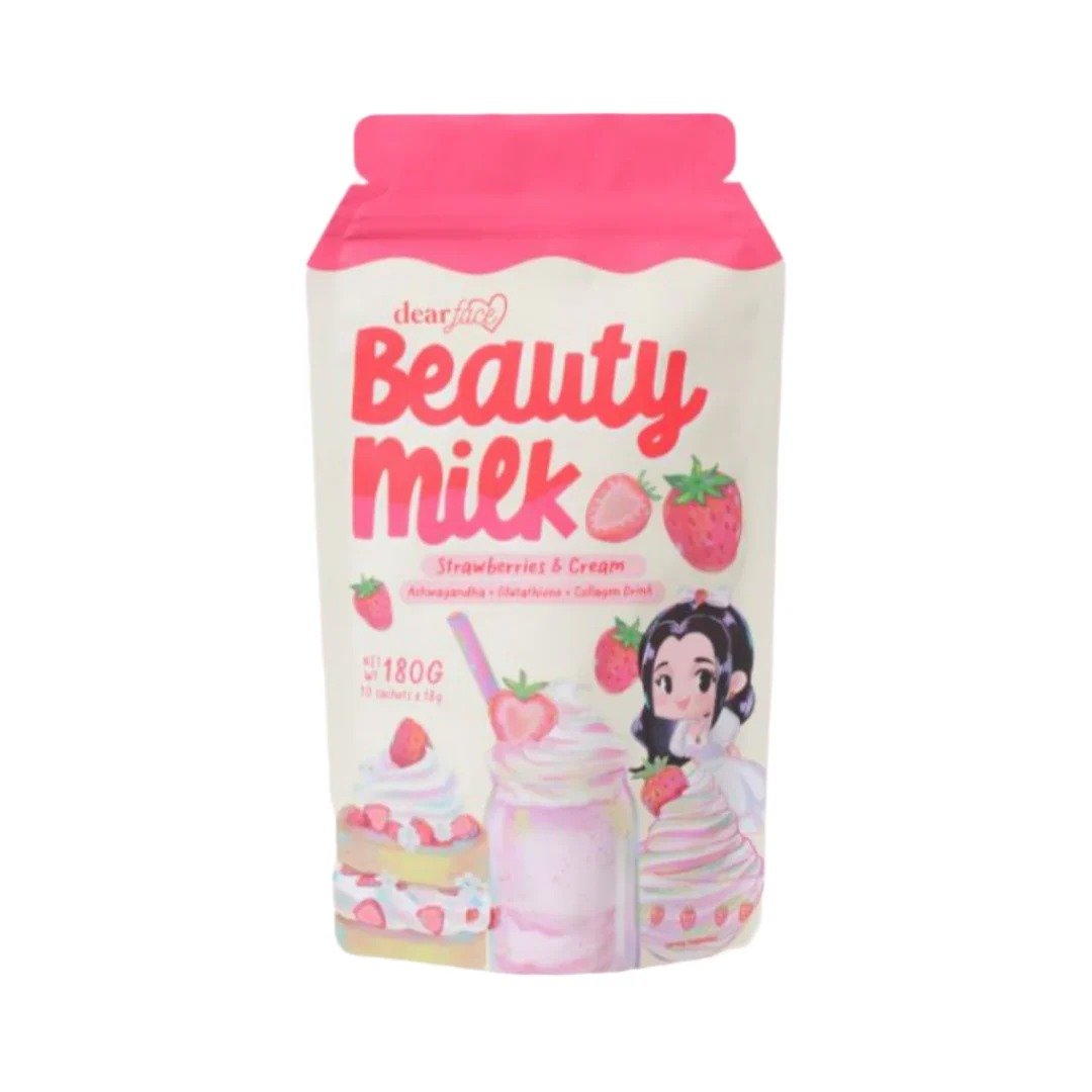 dear-face-beauty-milk-strawberries-cream